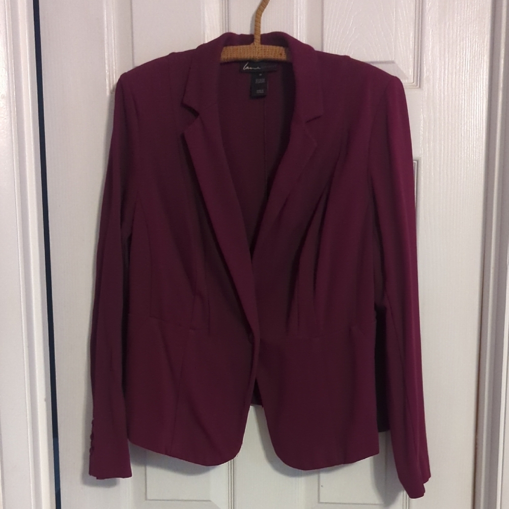 Women's Burgundy Blazer
